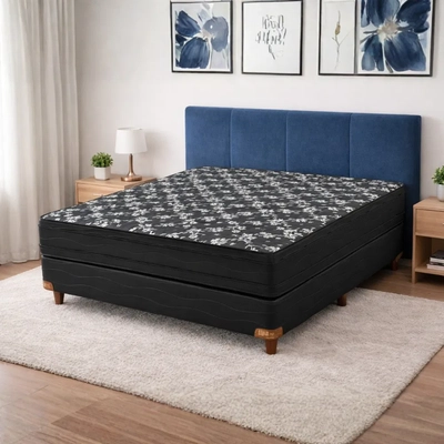 COLCHON LUNA DEL SUR 160x190x27 QUEEN SIZE PILLOW ESPUMA SUPER PLUS 
