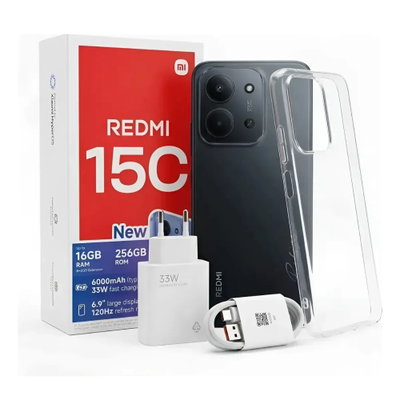 CELULAR XIAOMI REDMI 15C 4+4GB RAM / 128GB MEMORIA