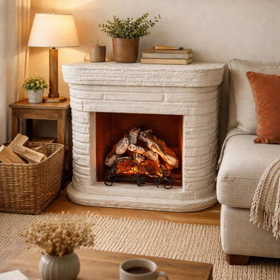 HOGAR DECORATIVO REVESTIMIENTO 85 CM SIN LEÑO