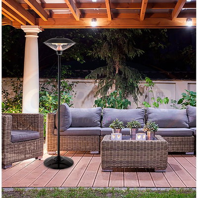 ESTUFA HALOGENA LILIANA EXTERIOR DE PIE/TECHO 2000W