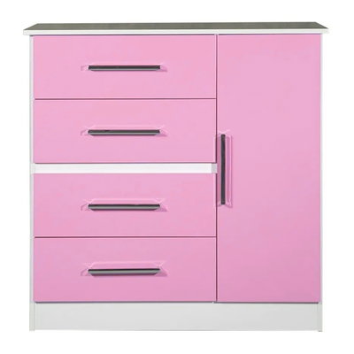 COMODA MAXIMO INFANTIL ROSA