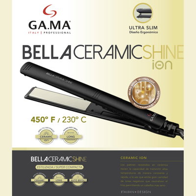 PLANCHITA DE PELO GA.MA BELLA DELICATE CERAMIC SHINE ION