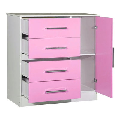 COMODA MAXIMO INFANTIL ROSA