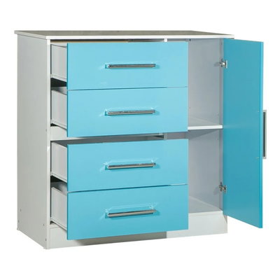 COMODA MAXIMO INFANTIL CELESTE