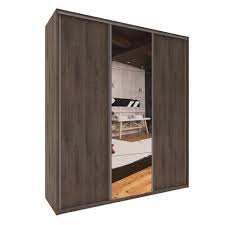 PLACARD DELOS X 1,80 CORREDIZO C/ESPEJO ROBLE NEBRASKA NATURAL