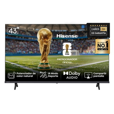 TELEVISOR HISENSE 43 SMART HD VIDAA