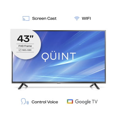 TELEVISOR QUINT 43 SMART GOOGLE TV