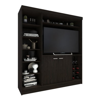 MODULAR DELOS BRISTOL TV 50" ROBLE TERMO NEGRO