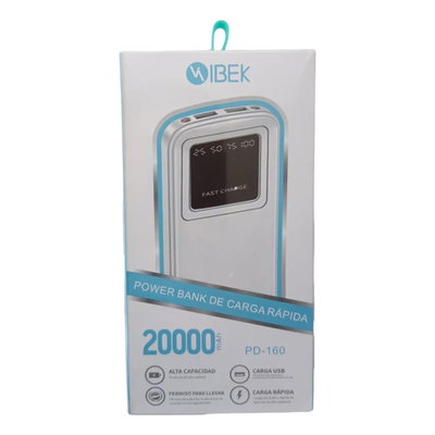CARGADOR PORTATIL POWER BANK IBEK 20000 MAH