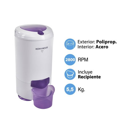 SECARROPAS KOH-I-NOOR 5,5KG VISION PVC