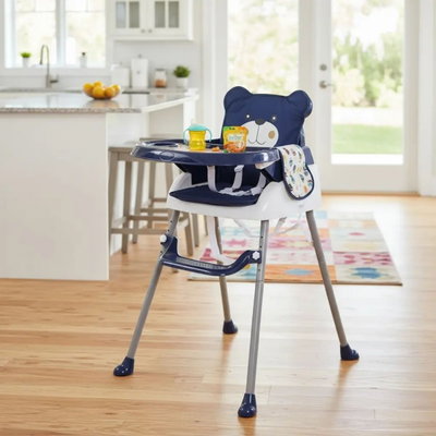 SILLA DE COMER BEBÉ FUNKY FRESH 3 EN 1 AZUL