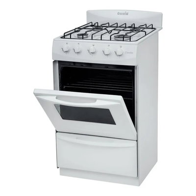 COCINA ESCORIAL CANDOR BLANCA GAS ENVASADO 50CM