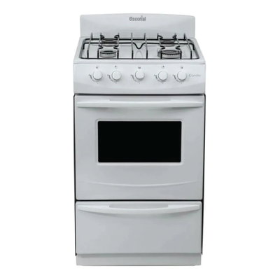 COCINA ESCORIAL CANDOR BLANCA GAS ENVASADO 50CM