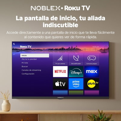 TELEVISOR NOBLEX 43 SMART ROKU TV