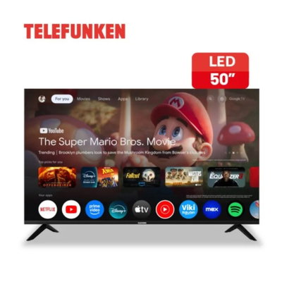 TELEVISOR TELEFUNKEN 50 4K UHD SMART GOOGLETV