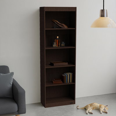 BIBLIOTECA MOSCONI SOLO ESTANTES WENGUE