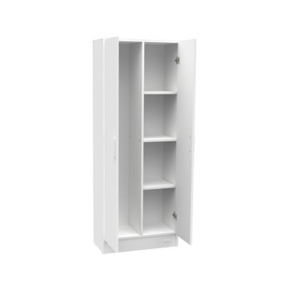 ORGANIZADOR ESCOBERO 2 PUERTAS BLANCO