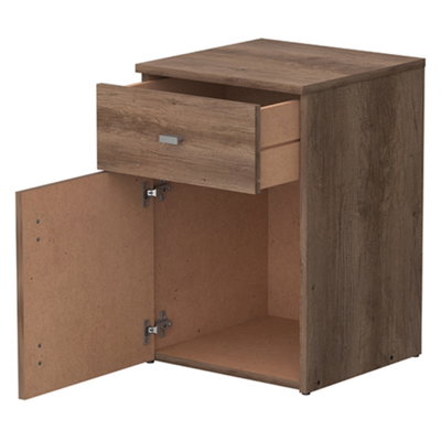 MESA DE LUZ MOSCONI 1 CAJON / 1 PUERTA GREI