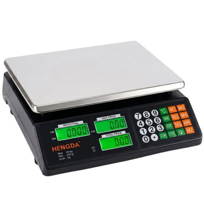 BALANZA COMERCIAL HENGDA 40 KG SIN MASTIL