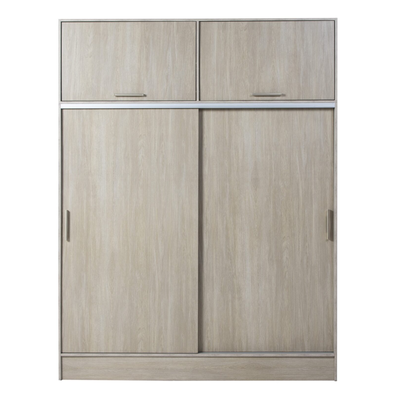 PLACARD RICCHEZZE TANA PIU ALTI 2P CORREDIZO C/BAULERA FRESNO BLANCO