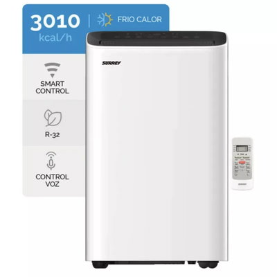 AIRE ACONDICIONADO PORTATIL SURREY SMART 3500W 3010 FRIG F/C