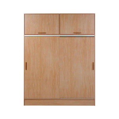 PLACARD RICCHEZZE TANA PIU ALTI 2P CORREDIZO C/BAULERA CARAMELO