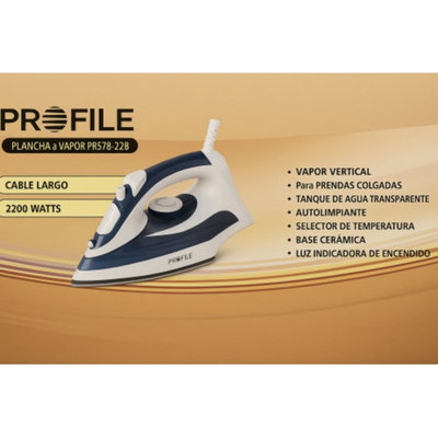 PLANCHA PROFILE A VAPOR 2200W