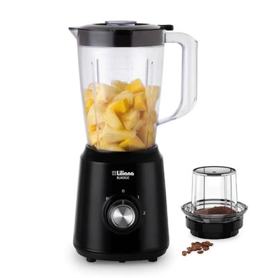 LICUADORA LILIANA BLACKLIC 1,5L 2VEL 600W C/MOLINILLO