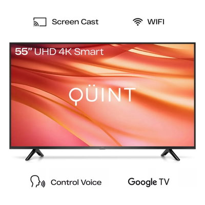 TELEVISOR QUINT 55 4K UHD SMART GOOGLETV 