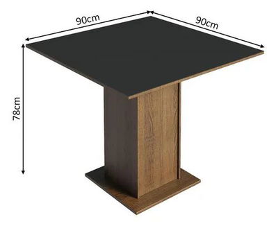 MESA LAMINADA MADESA SAMARA 0,90 X 0,90