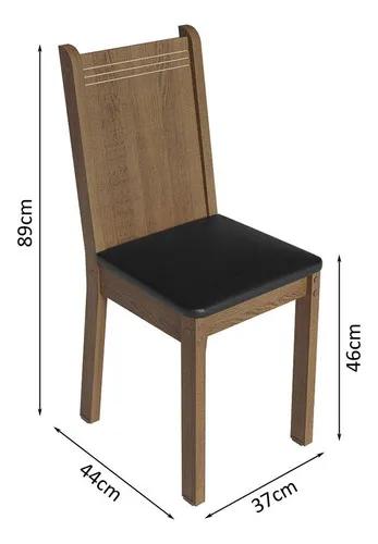 SILLAS DE MADERA MADESA SAMARA X 4 UNID.