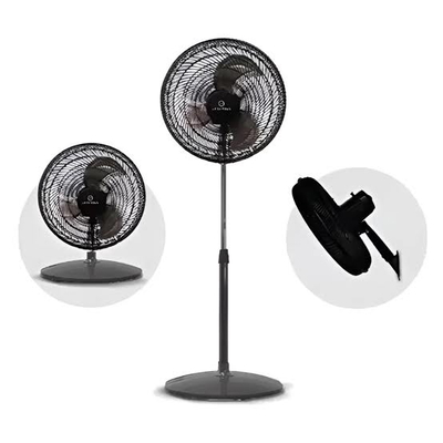 VENTILADOR WHITENBLACK DE PIE 18 3EN1 PALETA METALICA