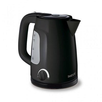 PAVA ELECTRICA SMARTLIFE NEGRA C/REGULADOR TEMPERATURA