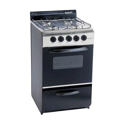 COCINA MARTIRI CRYSTAL ACERO INOXIDABLE GAS ENVASADO 50CM