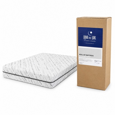 COLCHON LUNA DEL SUR 140x190x20 ROLL UP ESPUMA MATTRESS STANDARD 