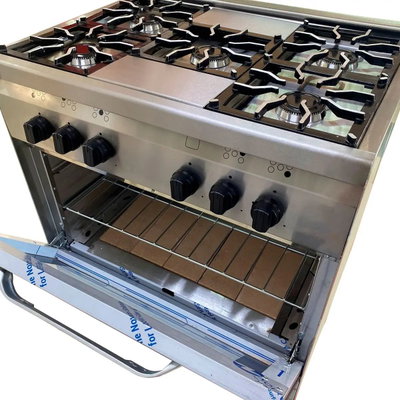 COCINA INDUSTRIAL USMAN 5 HORNALLAS VISOR COMPACT 800 MULTIGAS