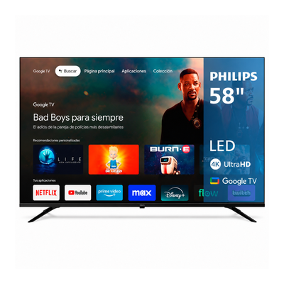 TELEVISOR PHILIPS 58 4K SMART GOOGLE TV