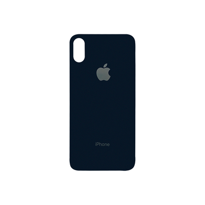 Tapa Trasera Vidrio Iphone X - Negro