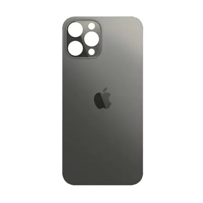Tapa trasera Vidrio Iphone 12 Pro Max - Gris