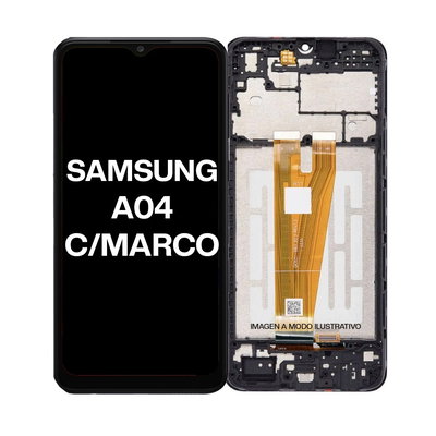 Modulo Samsung A04 con marco