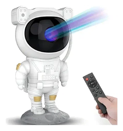 Astronauta proyector c/ control remoto grande