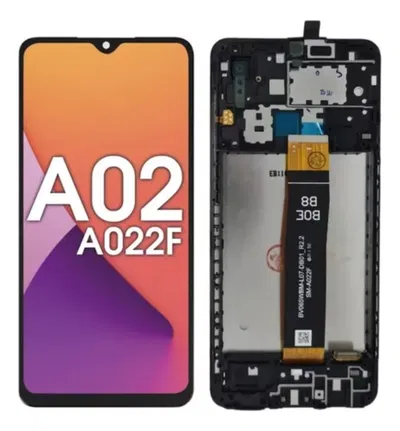 Modulo Display Samsung A02 Gold Edition con Marco