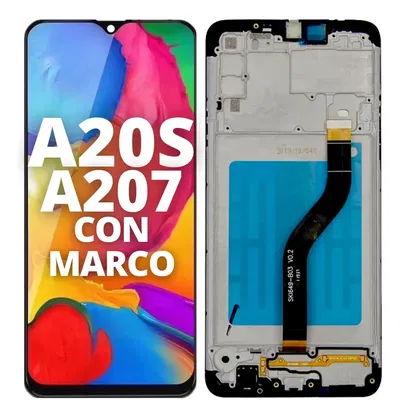 Modulo Display Para Samsung A20s A207 Con Marco