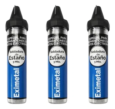 Soldadura de estaño 60/40 0,8mm x 3mts