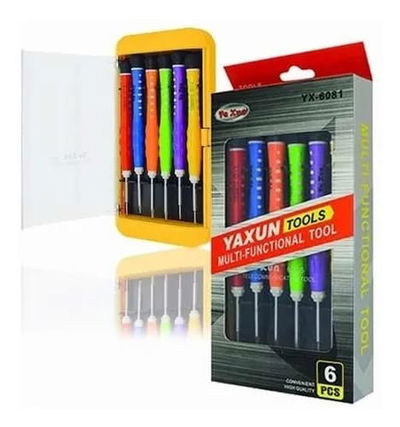 Kit Destornilladores de Precisión Yaxun YX-6081