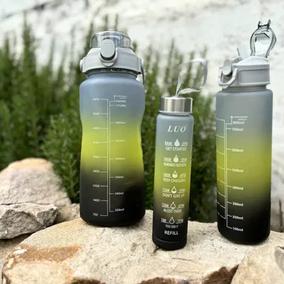 Set de 3 botellas motivacionales