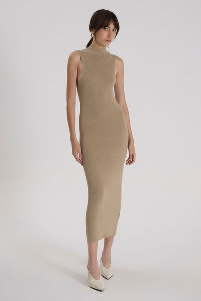 Vestido Colomera Dorado