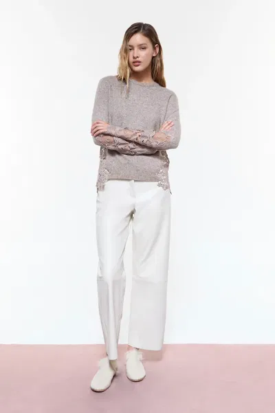 Sweater Lace Beige