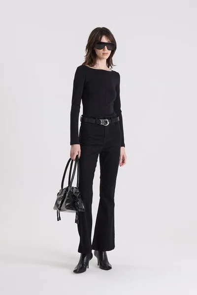 Retro Flare Sherry Negro