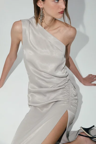 Vestido Peret Cemento